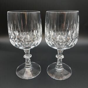 Schott Zwiesel Tango Crystal Water Goblets 6 3/4" Vintage Wine Glasses Set of 2